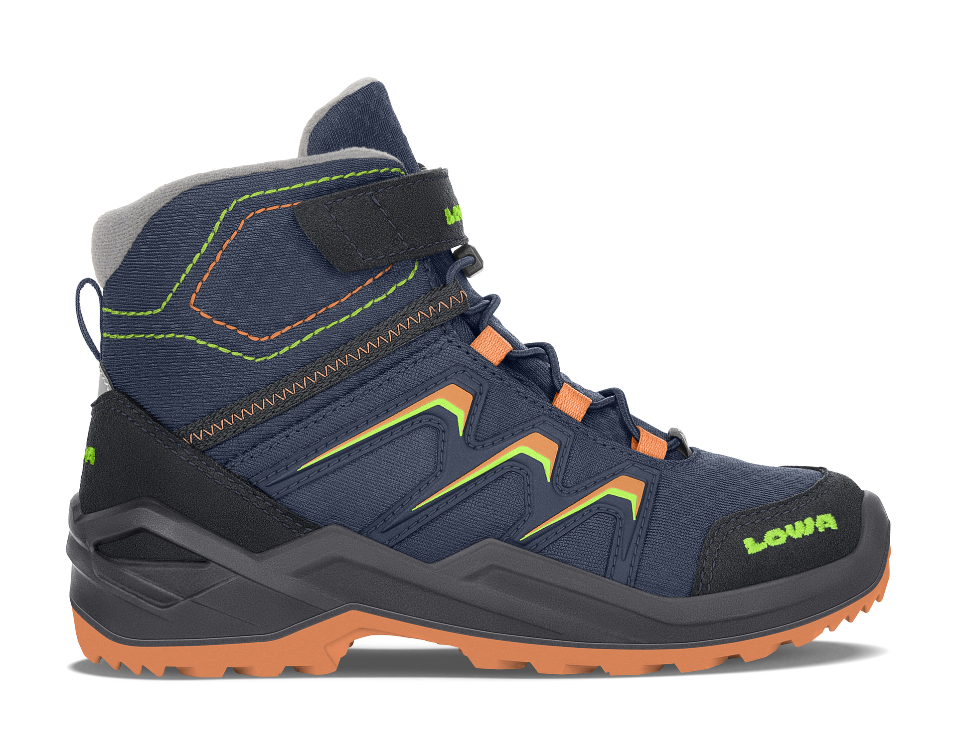 navy/orange
